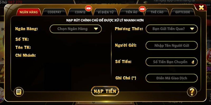 2 phương pháp nạp tiền Go88 chuẩn xác cho người mới